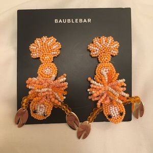 Beaded baublebar lobster earrings